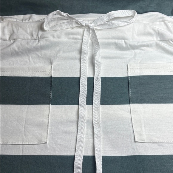 NWT Dress ๐ for beach ๐๏ธ green and white color. box 4 - Picture 7 of 14